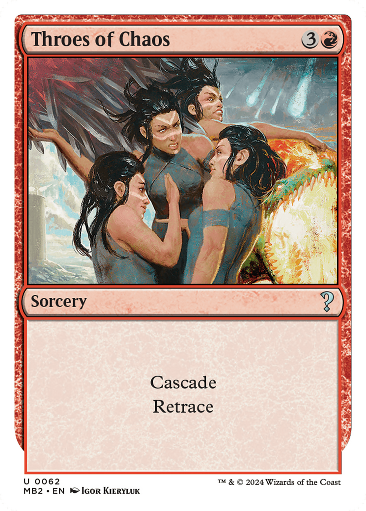 Throes of Chaos (White Border) [Mystery Booster 2] | Good Games North