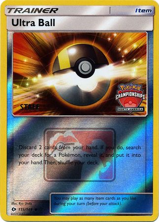 Ultra Ball (135/149) (NA Championship Promo Staff) [Sun & Moon: Base Set] | Good Games North