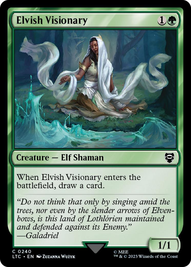 Elvish Visionary [The Lord of the Rings: Tales of Middle-Earth Commander] | Good Games North
