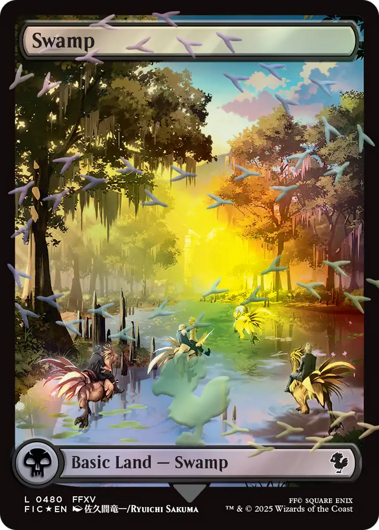Swamp (Chocobo Track Foil) [FINAL FANTASY Commander] | Good Games North