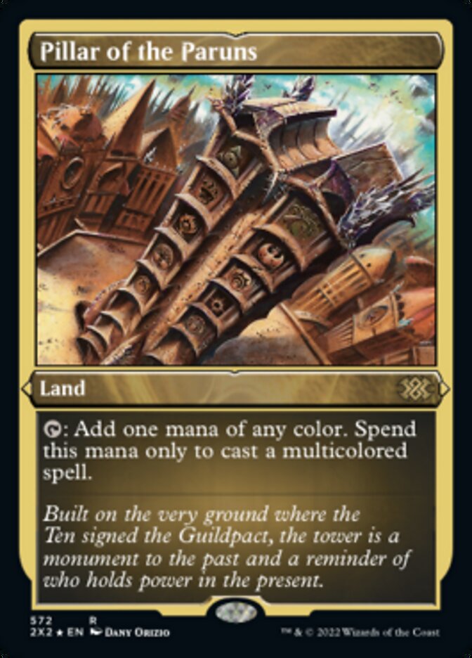 Pillar of the Paruns (Foil Etched) [Double Masters 2022] | Good Games North