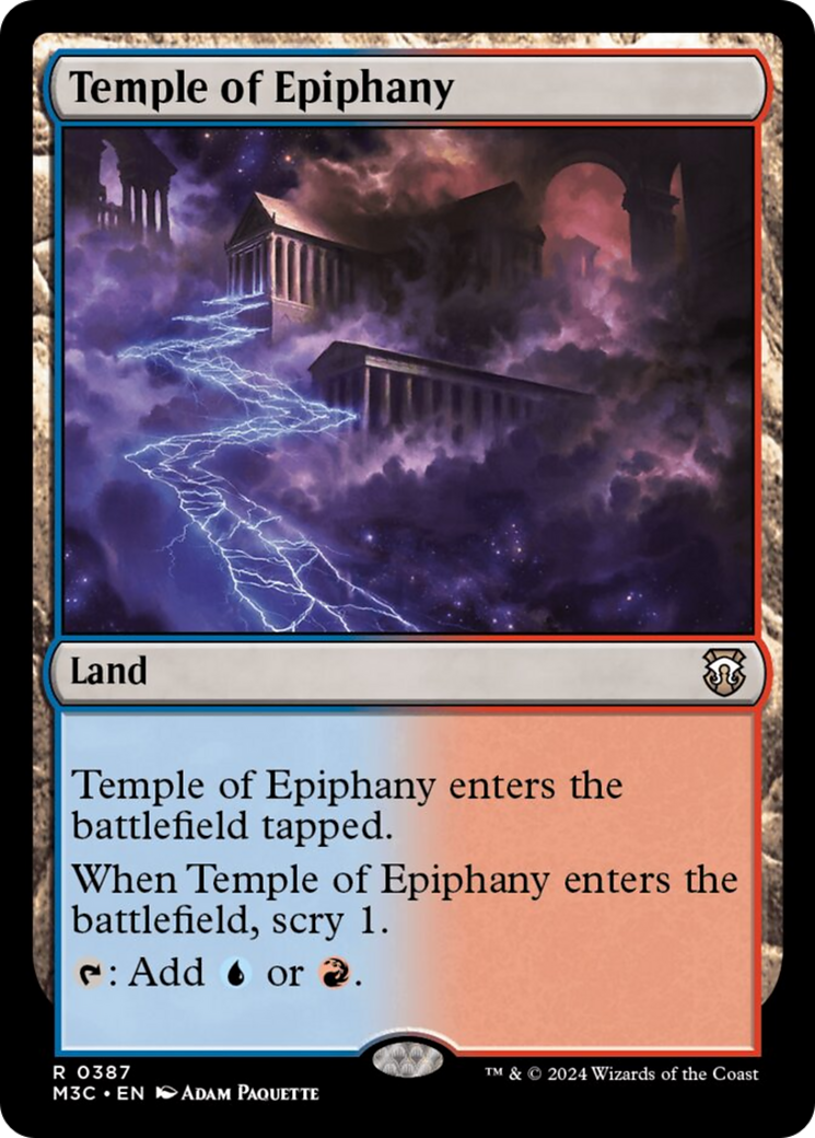 Temple of Epiphany [Modern Horizons 3 Commander] | Good Games North
