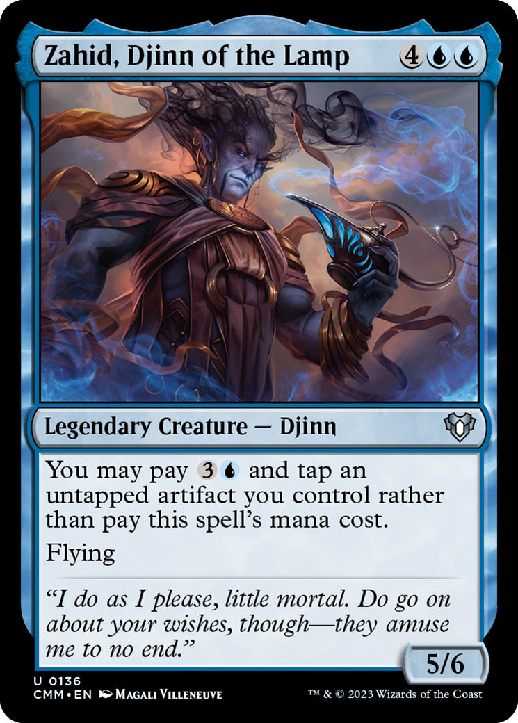 Zahid, Djinn of the Lamp [Commander Masters] | Good Games North