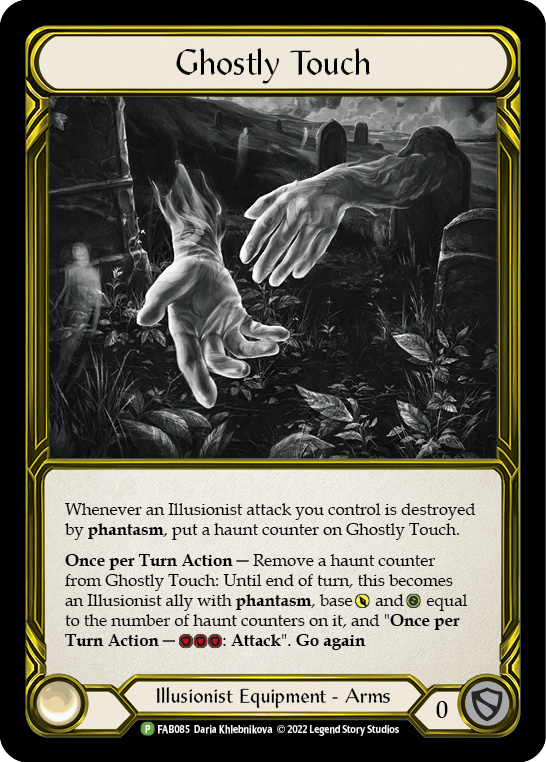 Ghostly Touch (Golden) [FAB085] (Promo)  Cold Foil | Good Games North