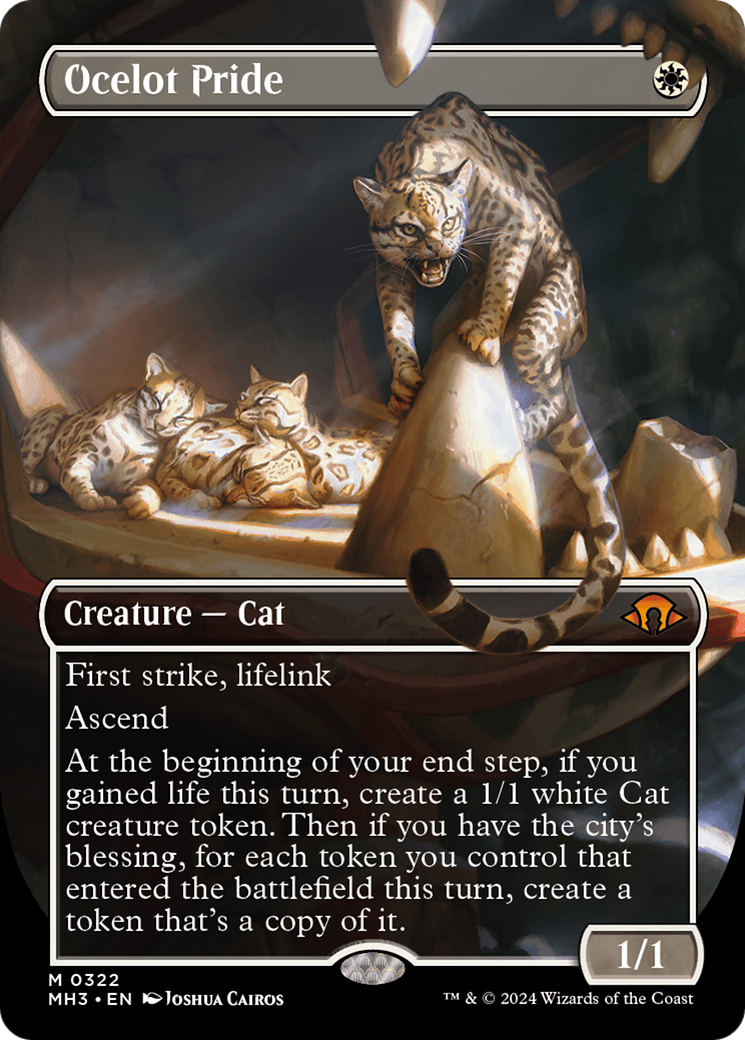 Ocelot Pride (Borderless) [Modern Horizons 3] | Good Games North