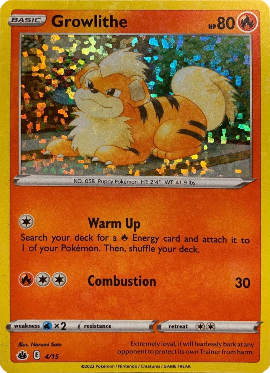 Growlithe (4/15) [McDonald's Promos: Match Battle] | Good Games North