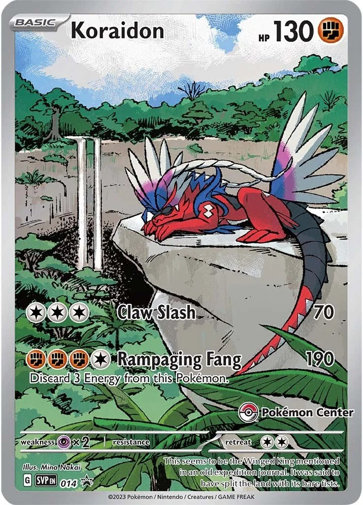 Koraidon (124/198) (Pokemon Center Exclusive) [Scarlet & Violet: Black Star Promos] | Good Games North