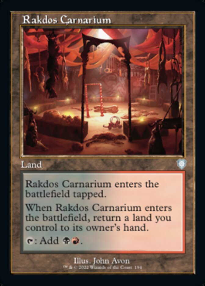 Rakdos Carnarium (Retro) [The Brothers' War Commander] | Good Games North