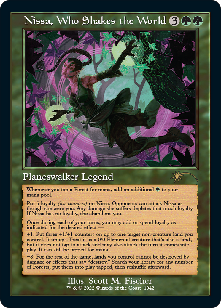 Nissa, Who Shakes the World (Retro) [Secret Lair Drop Series] | Good Games North