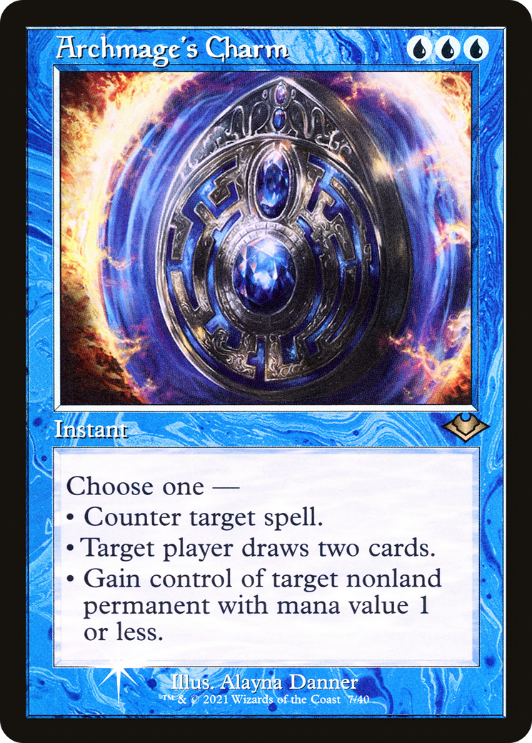 Archmage's Charm (Retro Foil Etched) [Modern Horizons] | Good Games North