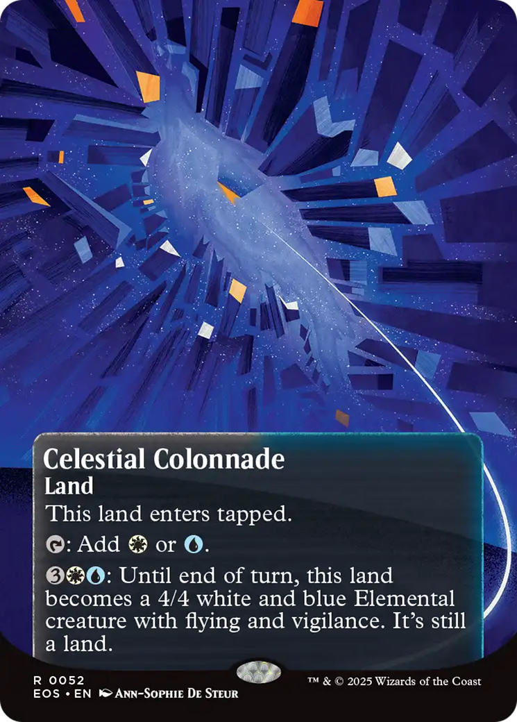 Celestial Colonnade (0052) (Borderless) [Edge of Eternities: Stellar Sights] | Good Games North