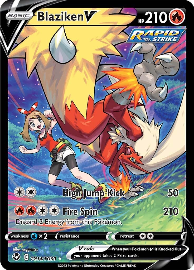 Blaziken V (TG14/TG30) [Sword & Shield: Silver Tempest] | Good Games North