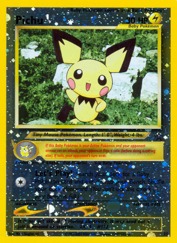 Pichu (35) [Wizards of the Coast: Black Star Promos] | Good Games North
