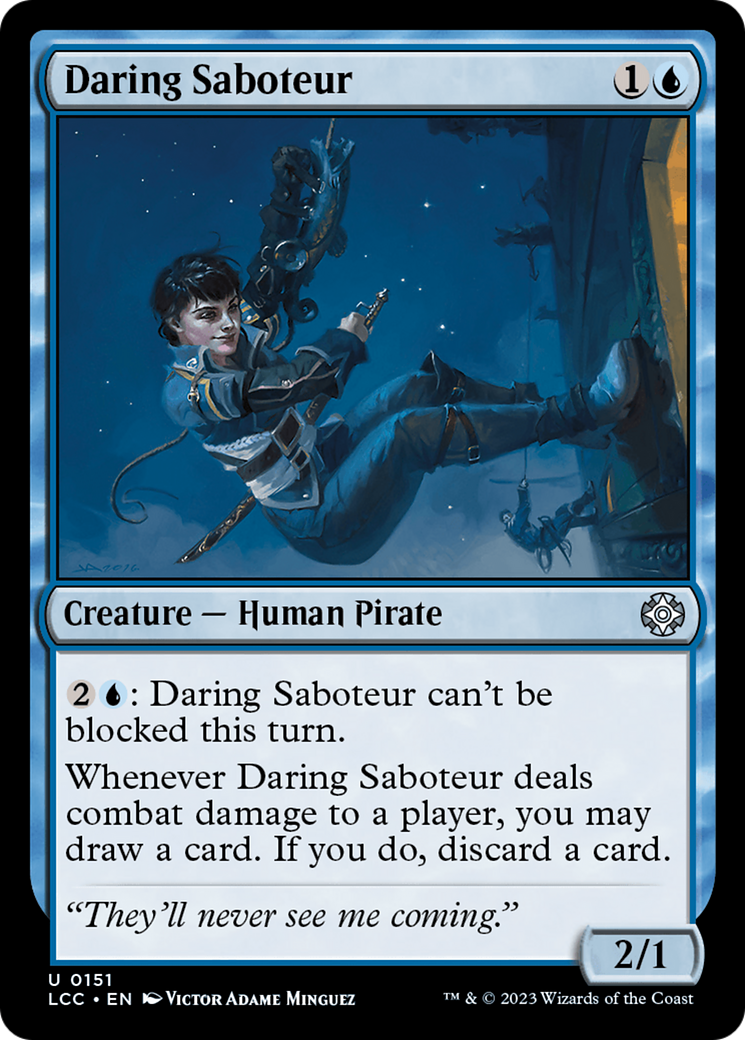 Daring Saboteur [The Lost Caverns of Ixalan Commander] | Good Games North