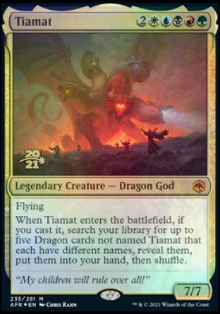 Tiamat [Dungeons & Dragons: Adventures in the Forgotten Realms Prerelease Promos] | Good Games North