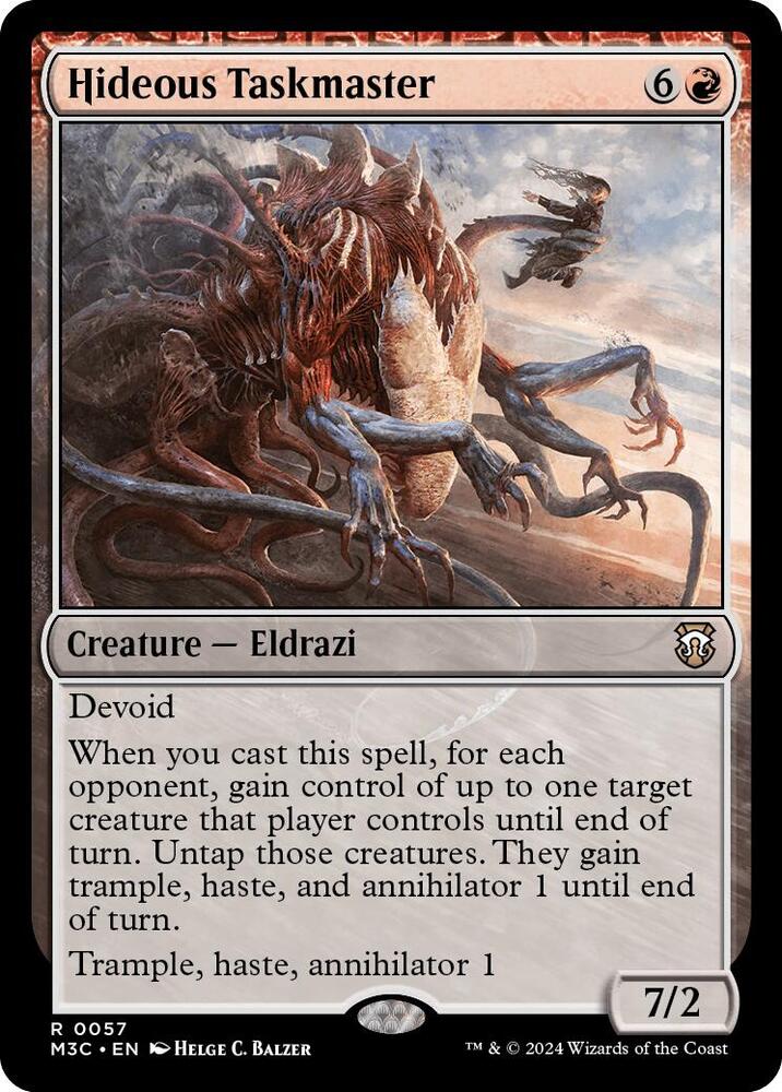 Hideous Taskmaster 57/411 (Commander: Modern Horizons 3)  - Ripple Foil | Good Games North