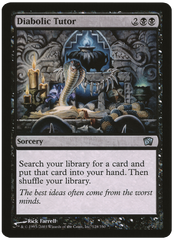 Diabolic Tutor (Oversized) [Eighth Edition Box Topper] | Good Games North