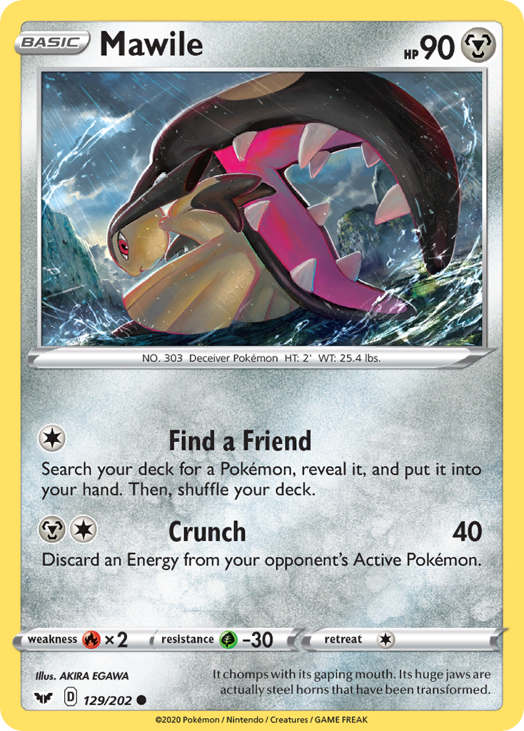 Mawile (129/202) [Sword & Shield: Base Set] | Good Games North