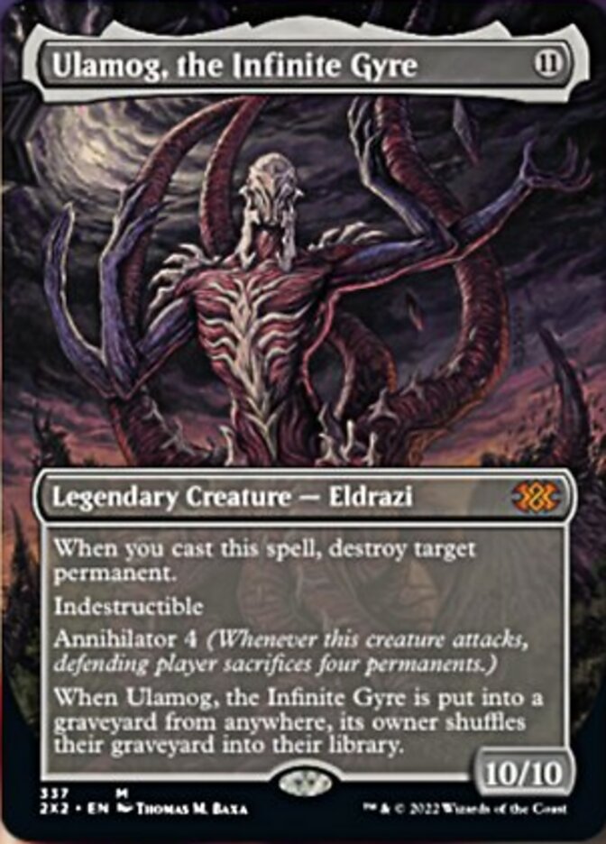 Ulamog, the Infinite Gyre (Borderless Alternate Art) [Double Masters 2022] | Good Games North