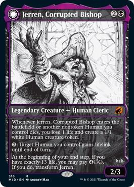 Jerren Corrupted Bishop Showcase (Innistrad: Midnight Hunt)  | Good Games North