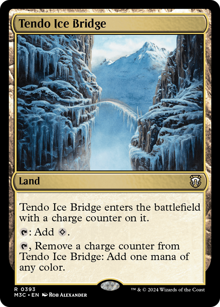 Tendo Ice Bridge (Ripple Foil) [Modern Horizons 3 Commander] | Good Games North