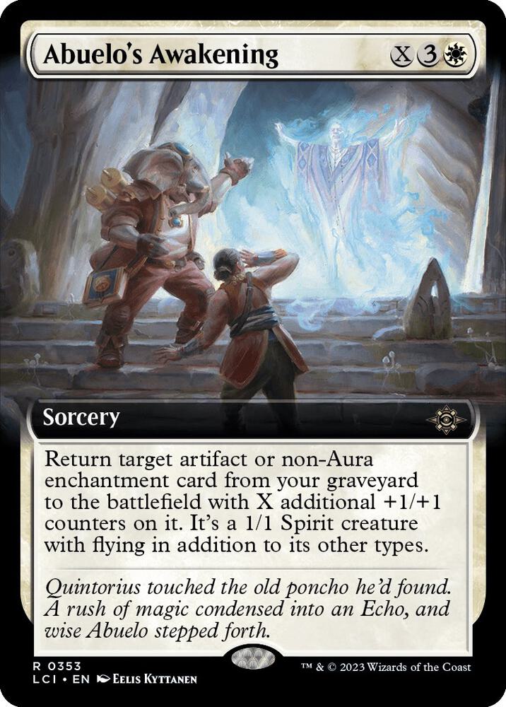 Abuelos Awakening Extended Art (The Lost Caverns of Ixalan)  - Foil | Good Games North