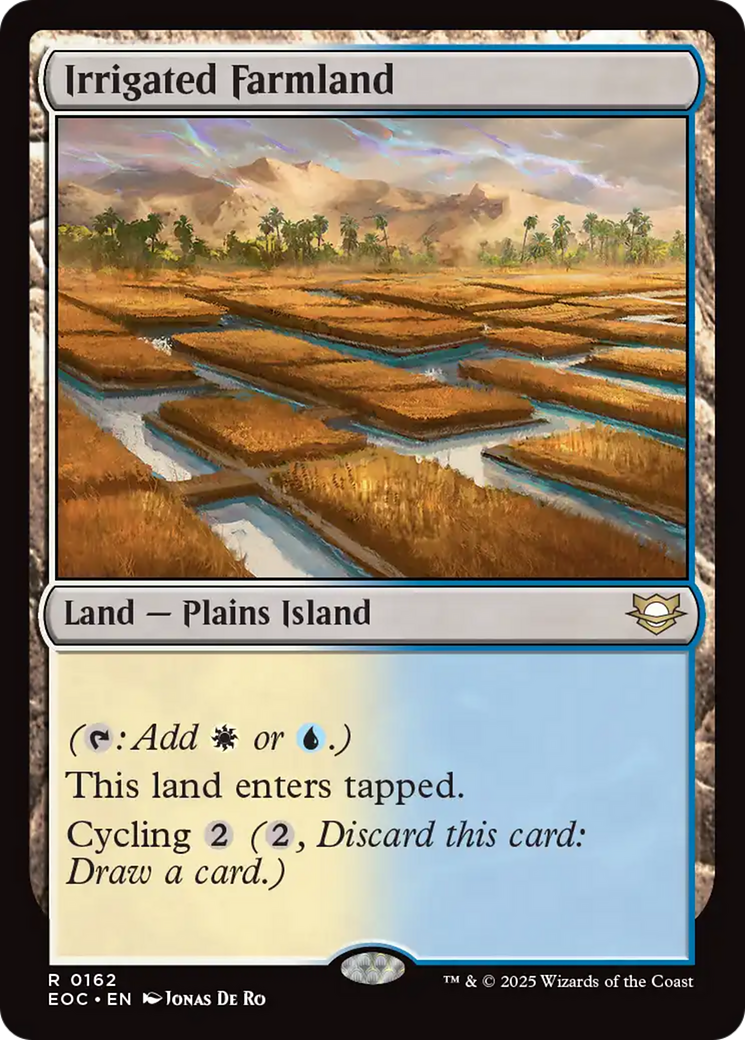 Irrigated Farmland [Edge of Eternities Commander] | Good Games North