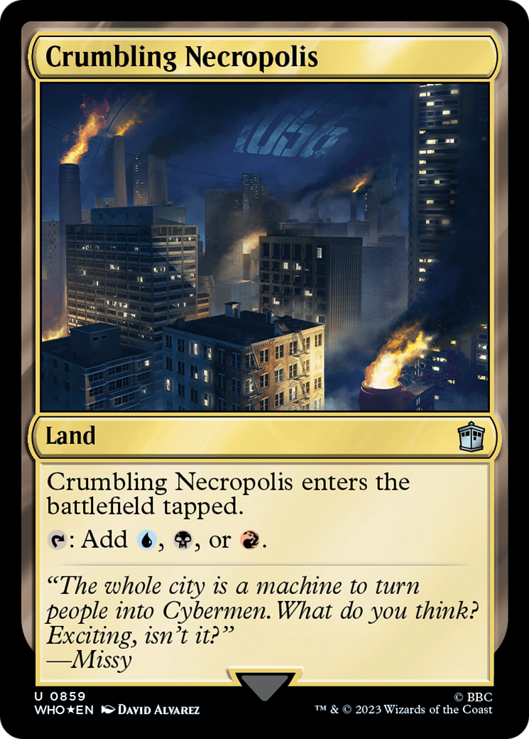 Crumbling Necropolis (Surge Foil) [Doctor Who] | Good Games North
