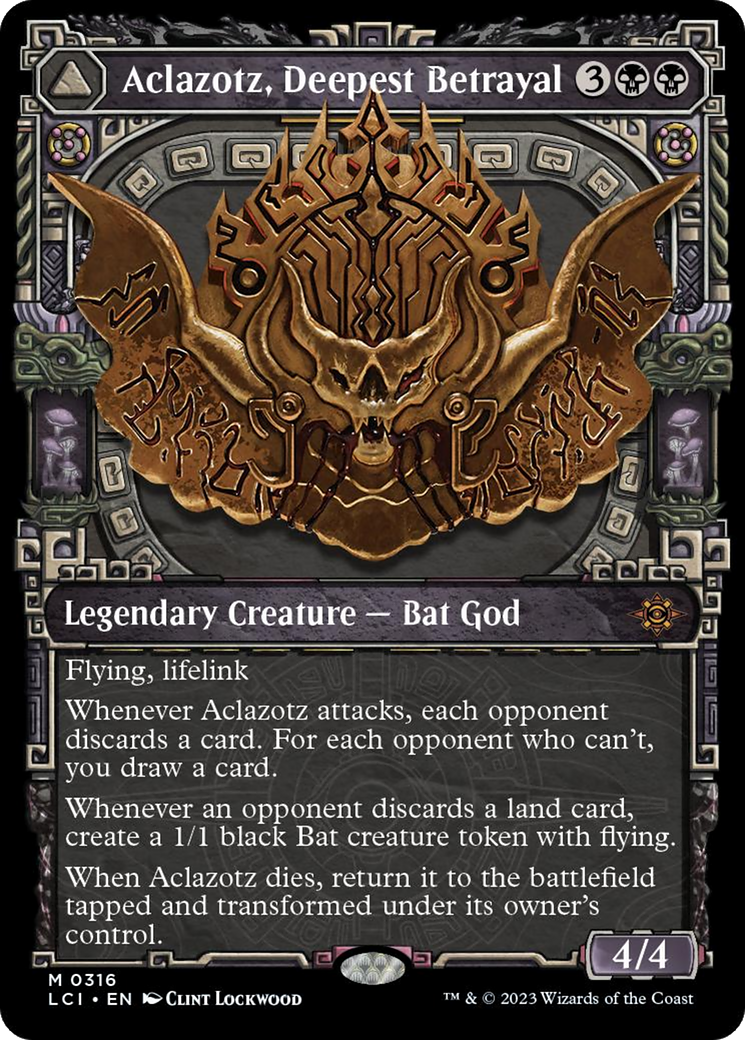 Aclazotz, Deepest Betrayal // Temple of the Dead (Showcase) [The Lost Caverns of Ixalan] | Good Games North