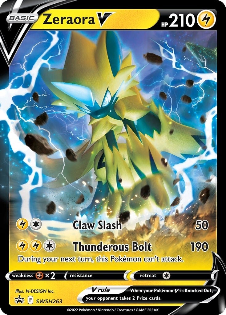 Zeraora V (SWSH263) [Sword & Shield: Black Star Promos] | Good Games North