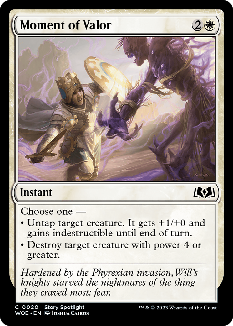 Moment of Valor [Wilds of Eldraine] | Good Games North