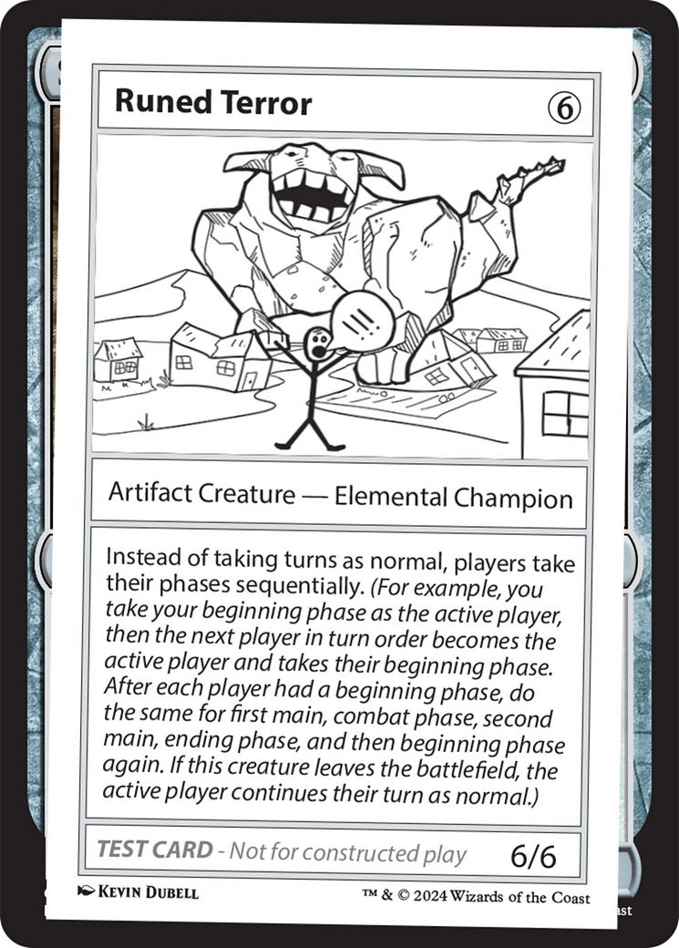 Runed Terror [Mystery Booster 2 Playtest Cards] | Good Games North