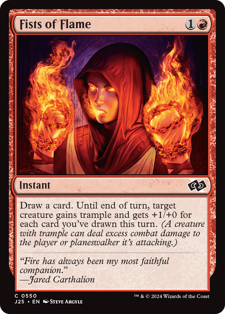 Fists of Flame [Foundations Jumpstart] | Good Games North