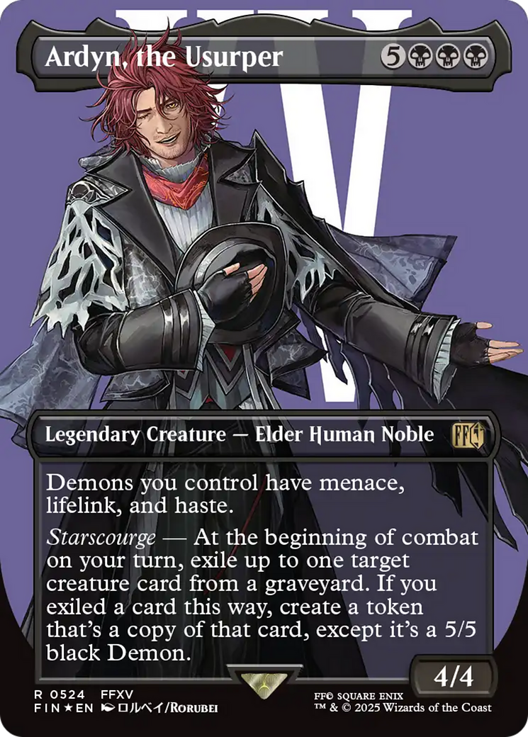 Ardyn, the Usurper (Borderless) (Surge Foil) [FINAL FANTASY] | Good Games North