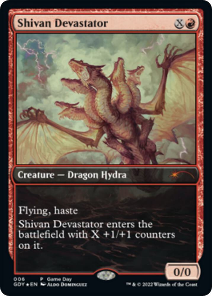 Shivan Devastator (Game Day & Store Championship Promos)  - Foil | Good Games North