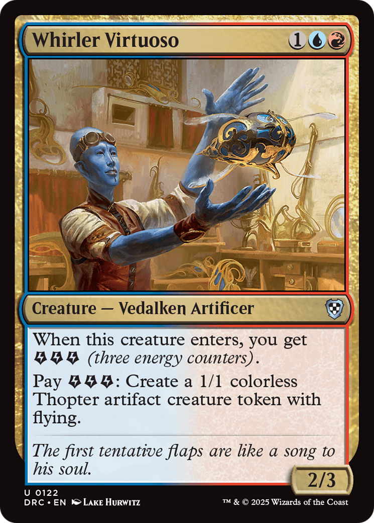 Whirler Virtuoso [Aetherdrift Commander] | Good Games North