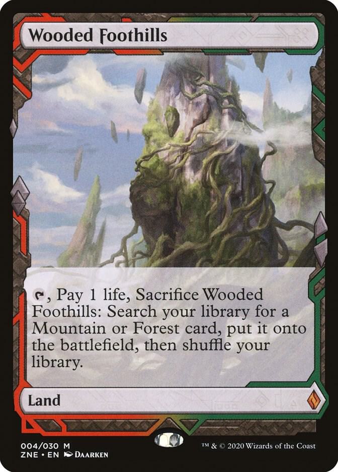 Wooded Foothills 4/30 (Zendikar Rising Expeditions)  - Foil | Good Games North