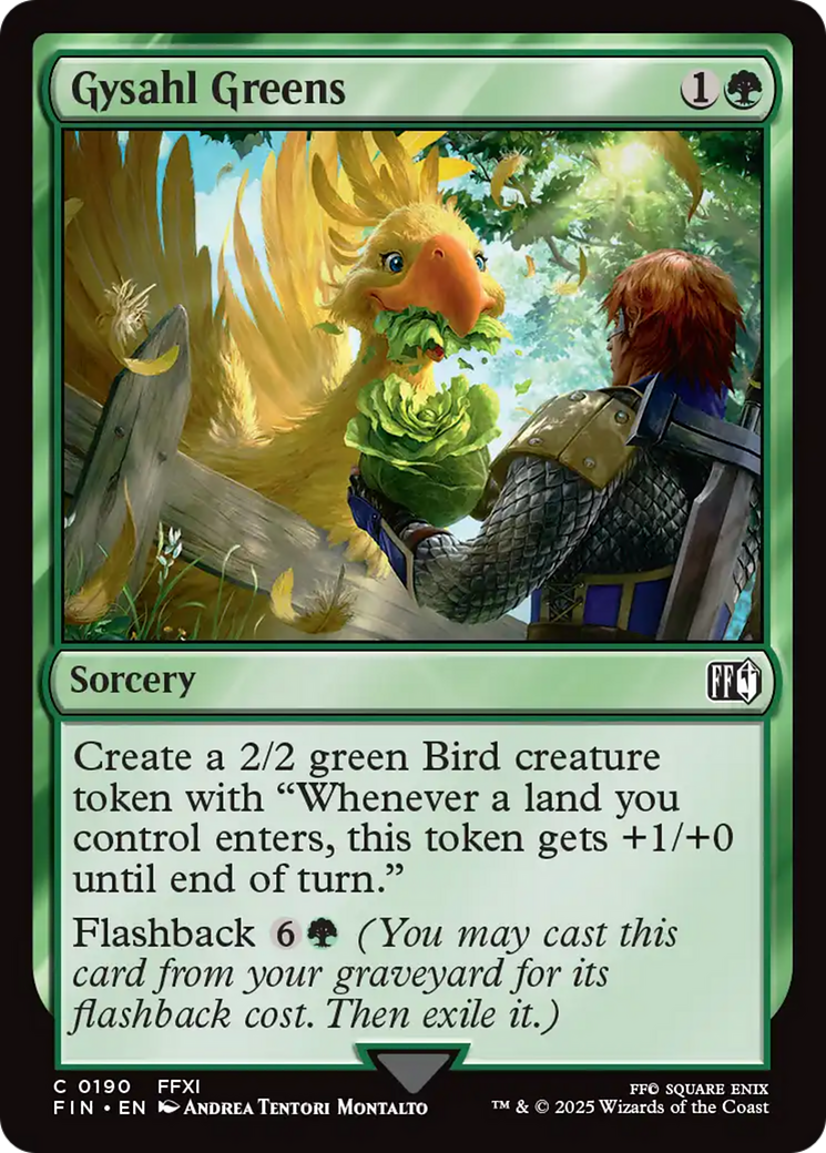 Gysahl Greens [FINAL FANTASY] | Good Games North