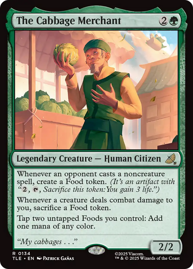 The Cabbage Merchant [Avatar: The Last Airbender: Eternal-Legal] | Good Games North