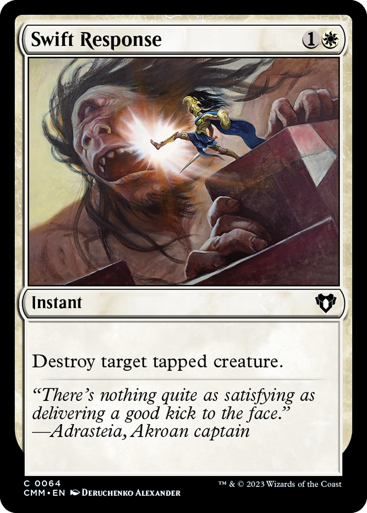 Swift Response [Commander Masters] | Good Games North