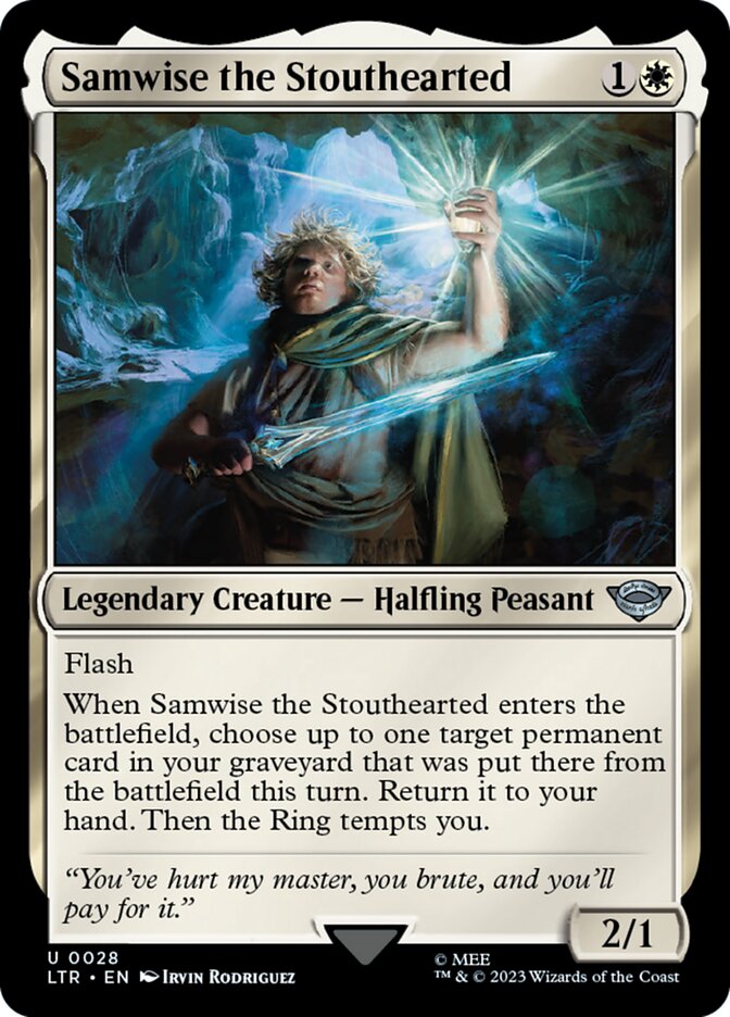 Samwise the Stouthearted 28 (Universes Beyond: The Lord of the Rings: Tales of Middle-earth)  - Foil | Good Games North