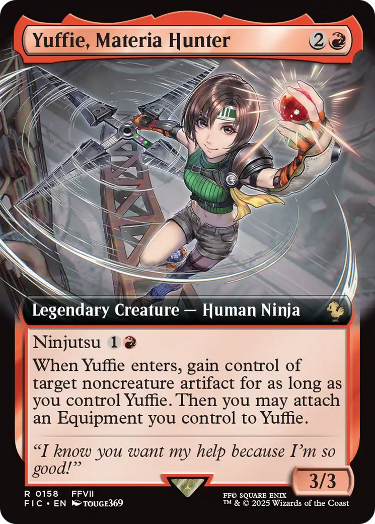 Yuffie, Materia Hunter (Extended Art) [FINAL FANTASY Commander] | Good Games North