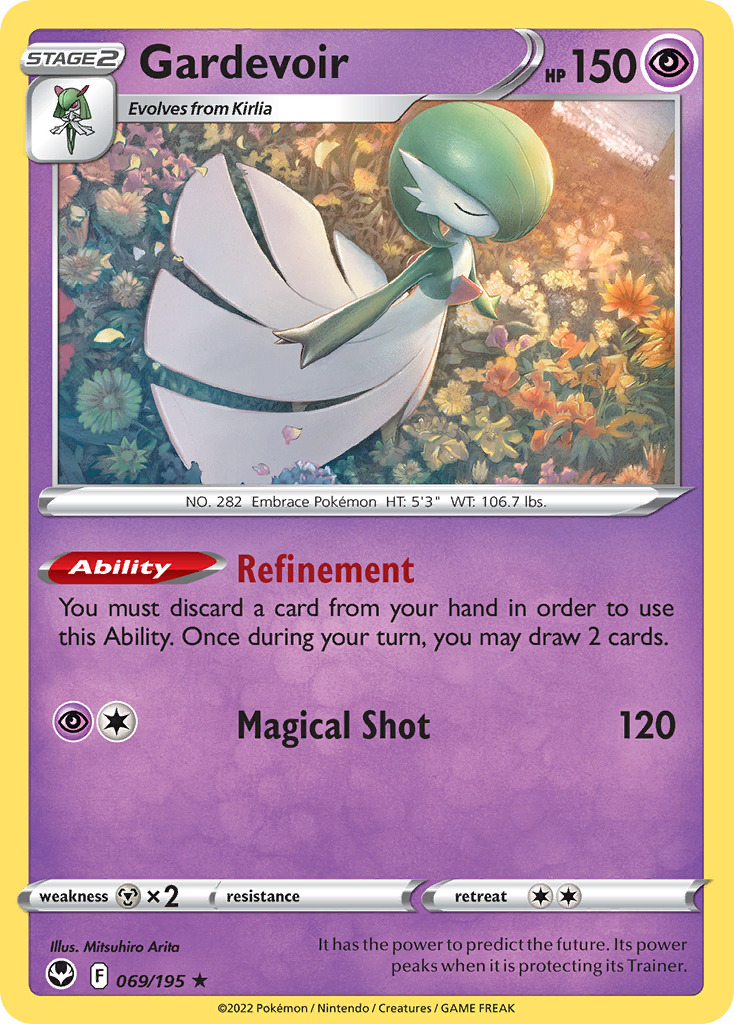 Gardevoir (069/195) (Theme Deck Exclusive) [Sword & Shield: Silver Tempest] | Good Games North