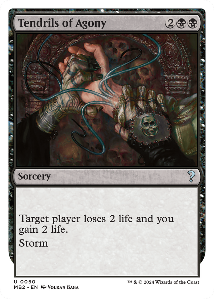 Tendrils of Agony (White Border) [Mystery Booster 2] | Good Games North