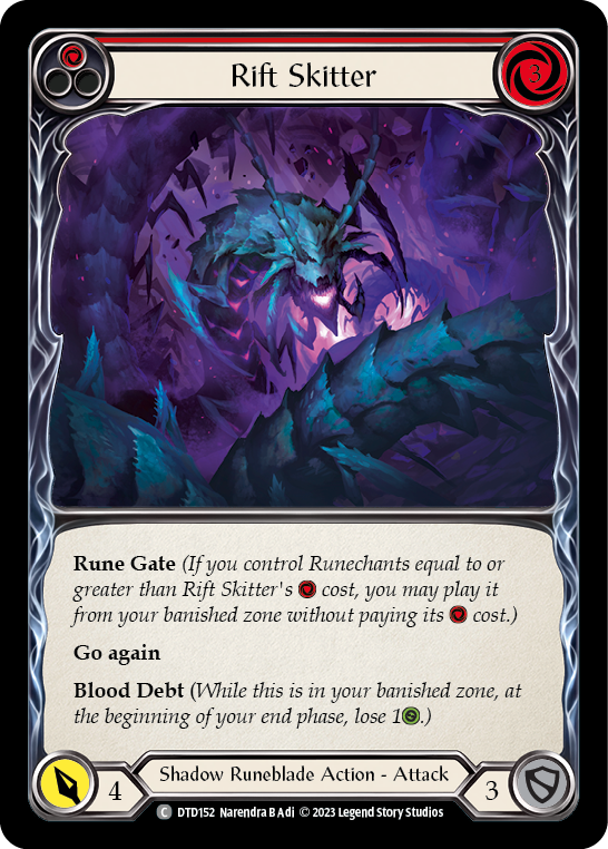 Rift Skitter (Red) [DTD152] (Dusk Till Dawn) | Good Games North