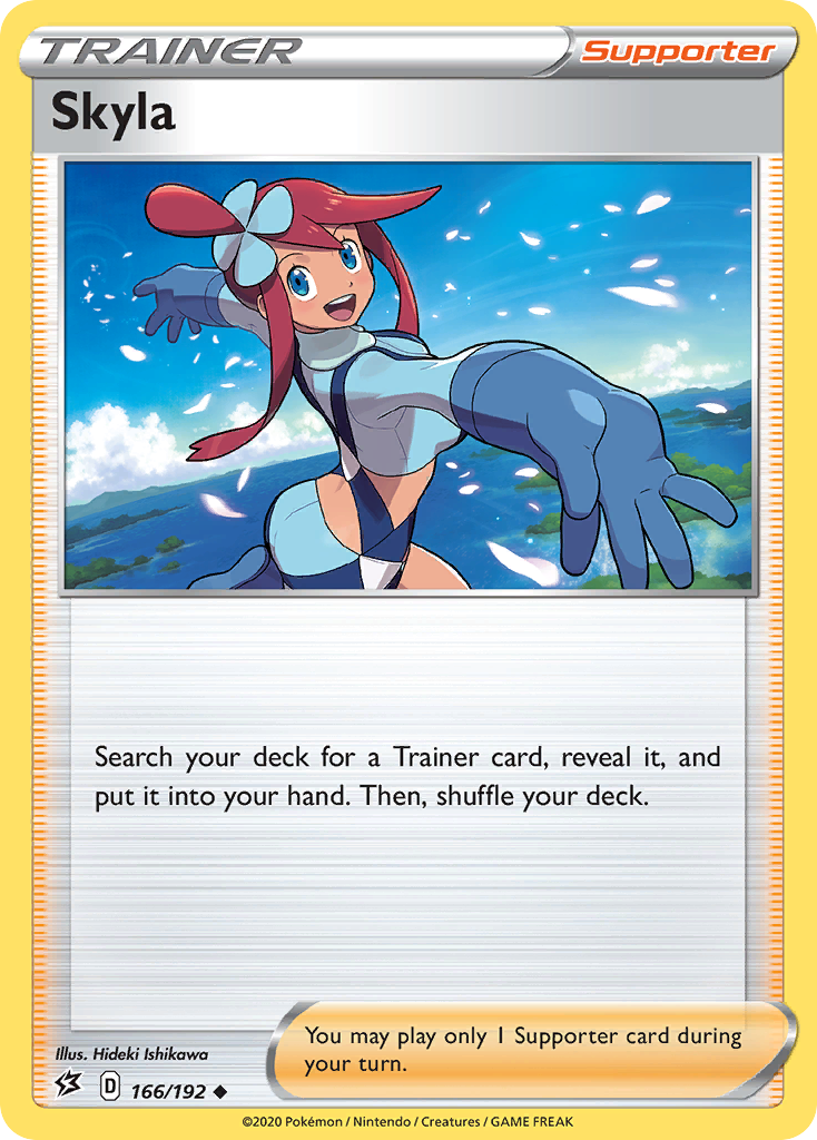 Skyla (166/192) [Sword & Shield: Rebel Clash] | Good Games North