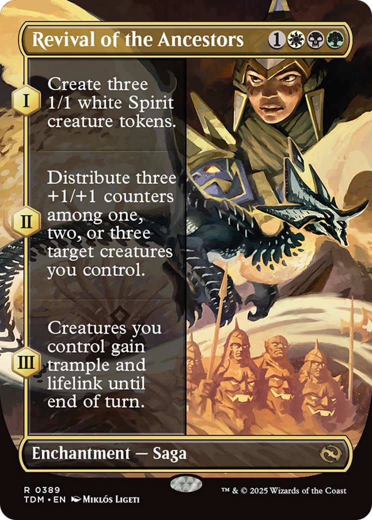 Revival of the Ancestors (Borderless) [Tarkir: Dragonstorm] | Good Games North
