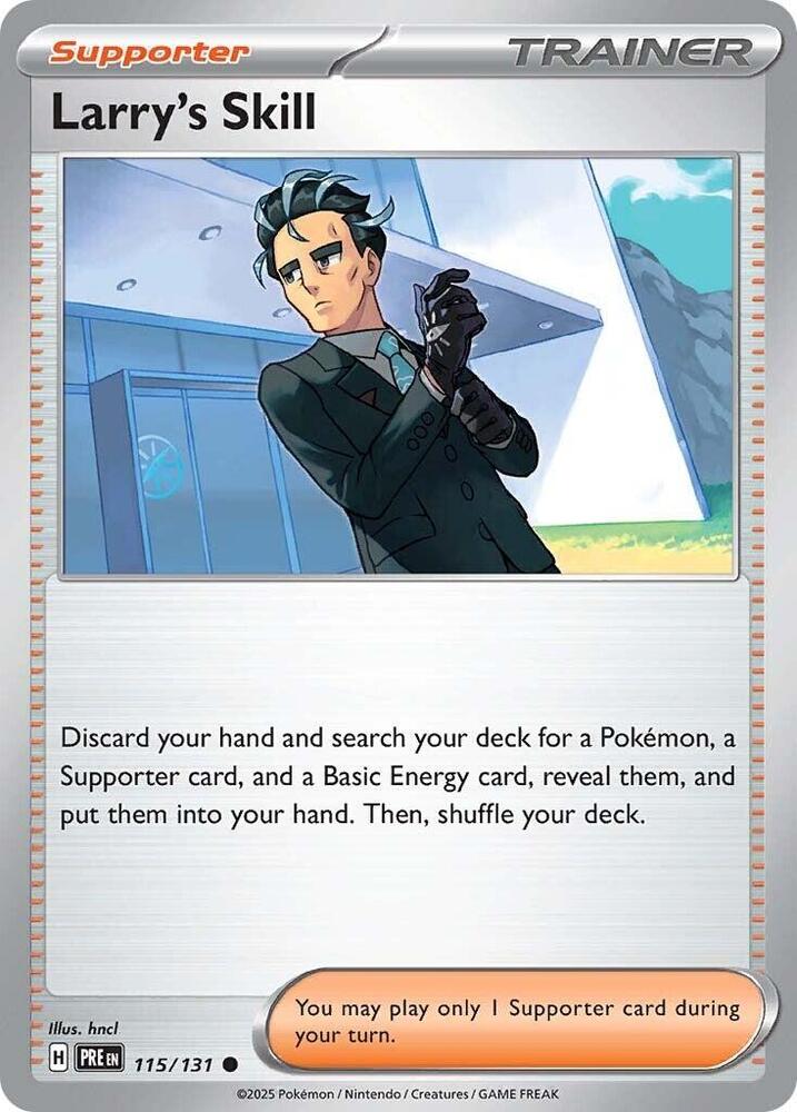 Larry's Skill (115/131) [Scarlet & Violet: Prismatic Evolutions] | Good Games North