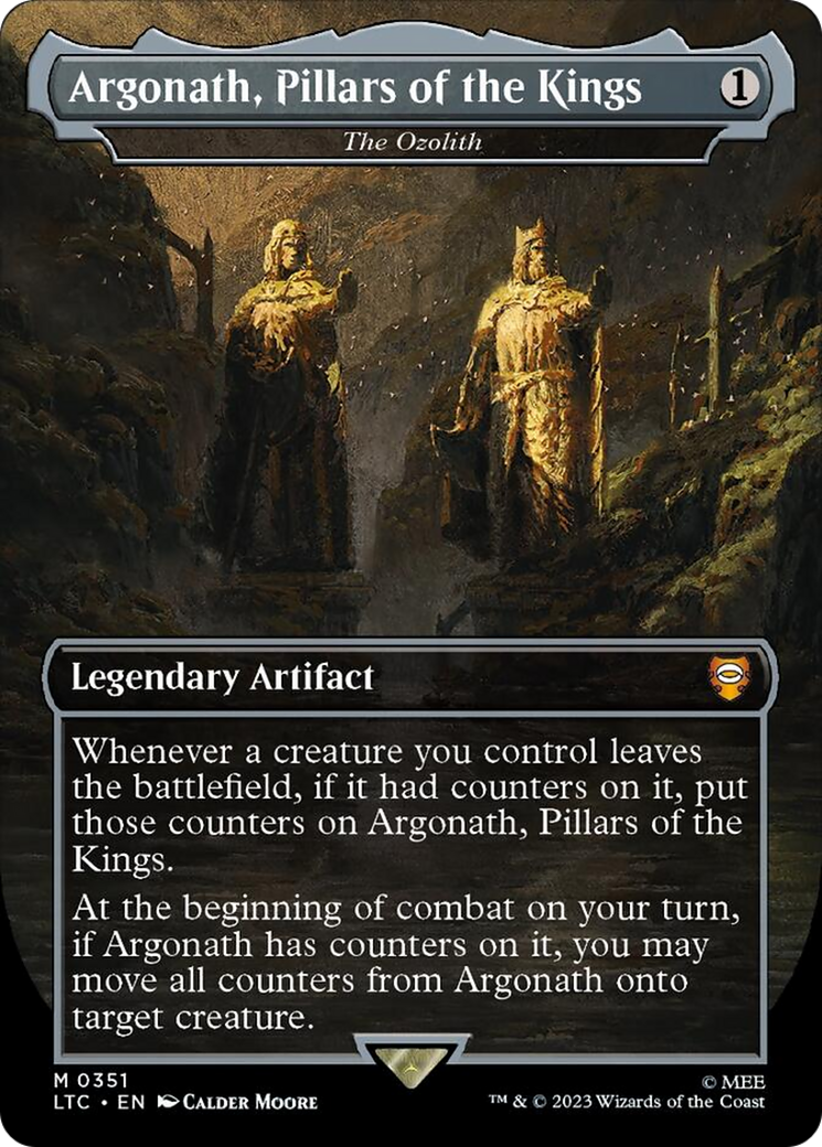 Argonath, Pillars of the Kings - The Ozolith (Surge Foil) [The Lord of the Rings: Tales of Middle-Earth Commander] | Good Games North