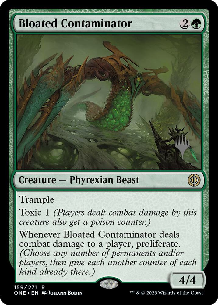 Bloated Contaminator (Promo Pack: Phyrexia: All Will Be One)  - Foil | Good Games North